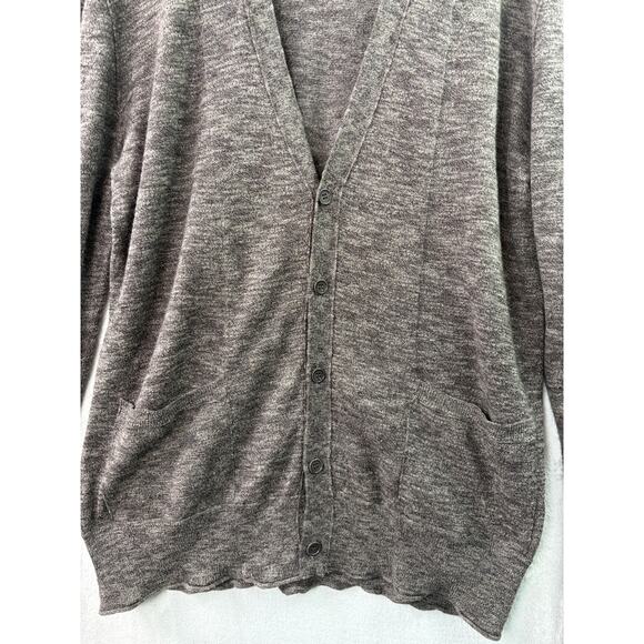 John Varvatos Gray Knit Cardigan – Size L - Picture 5 of 6